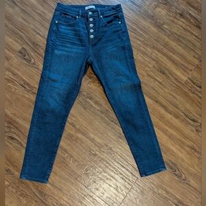 LOFT Women's Skinny Jeans - Dark Blue